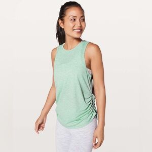 Lululemon Ripple Effect Tank in Heathered Tonic Sea